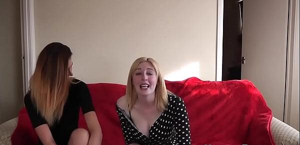  Group british babes get banged